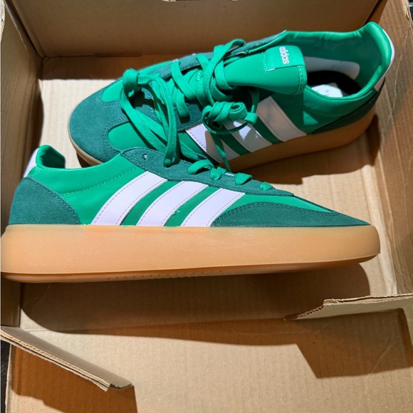 adidas Shoes - adidas Green Suede sneakers